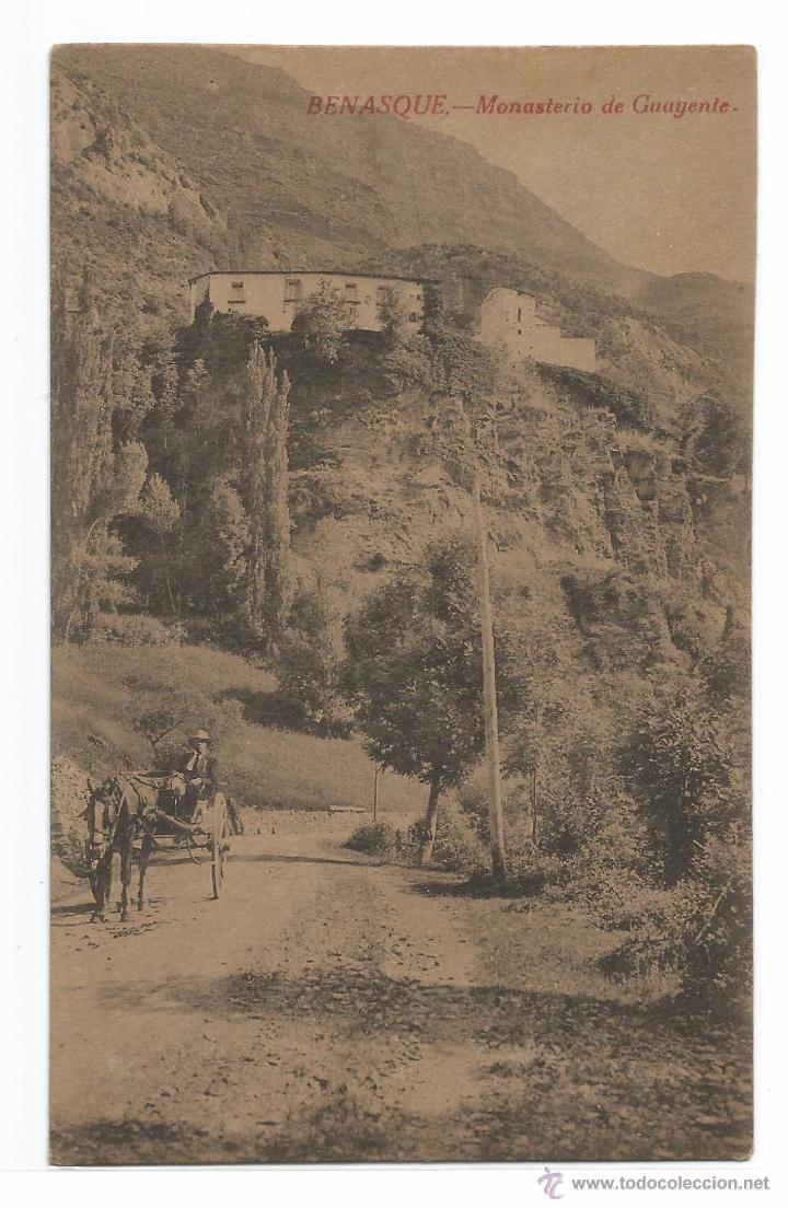 Postales: BENASQUE .- MONASTERIO DE GUAYENTE - Foto 1