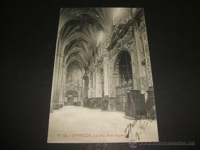 Postales: ZARAGOZA LA SEO NAVE IZQUIERDA - Foto 1