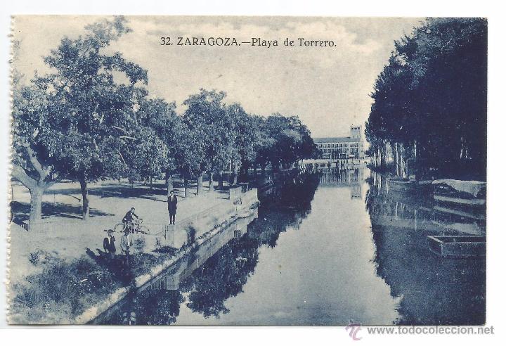 Postales: ZARAGOZA N&ordm; 32 .- PLAYA DE TORRERO - Foto 1