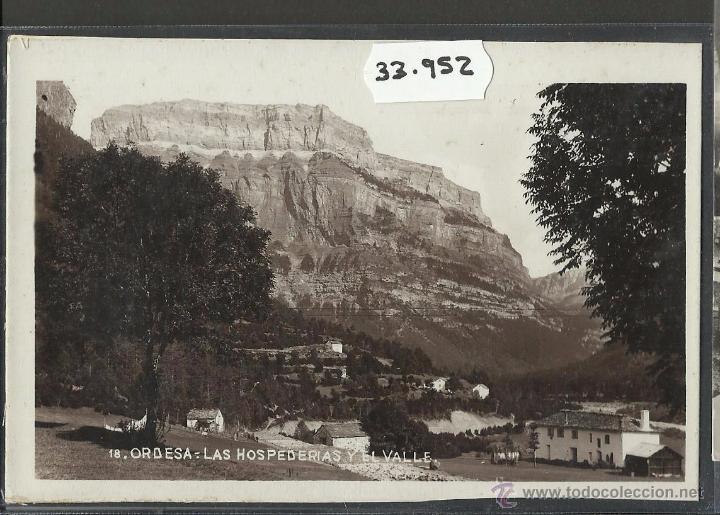 Postcards: ORDESA - LAS HOSPEDERIAS Y EL VALLE - FOTOGRAFICA - (33952)
