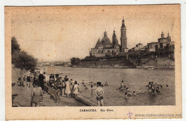 Postales: ZARAGOZA RIO EBRO. ED. ARRIBAS - Foto 1
