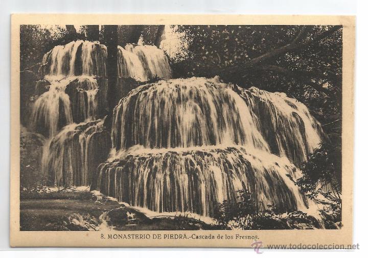 Postkarten: MONASTERIO DE PIEDRA N&ordm; 8 .- CASCADA DE LOS FRESNOS .- FOTO L. ROISIN