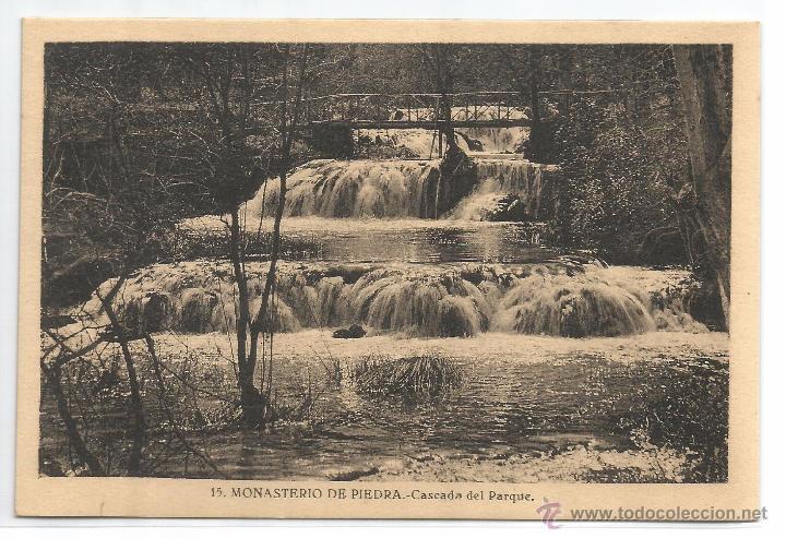 Postkarten: MONASTERIO DE PIEDRA N&ordm; 15 .- CASCADA DEL PARQUE .- FOTO L. ROISIN