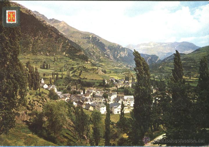 Postales: SALLENT DE GALLEGO - VISTA PARCIAL