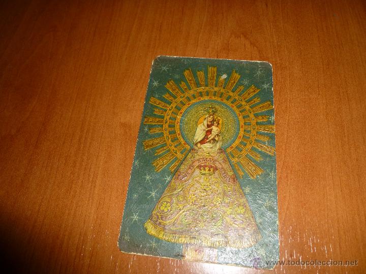 Postkarten: antigua y rara postal de nuestra se&ntilde;ora del pilar, relieve, sin datos de editor y sin circular