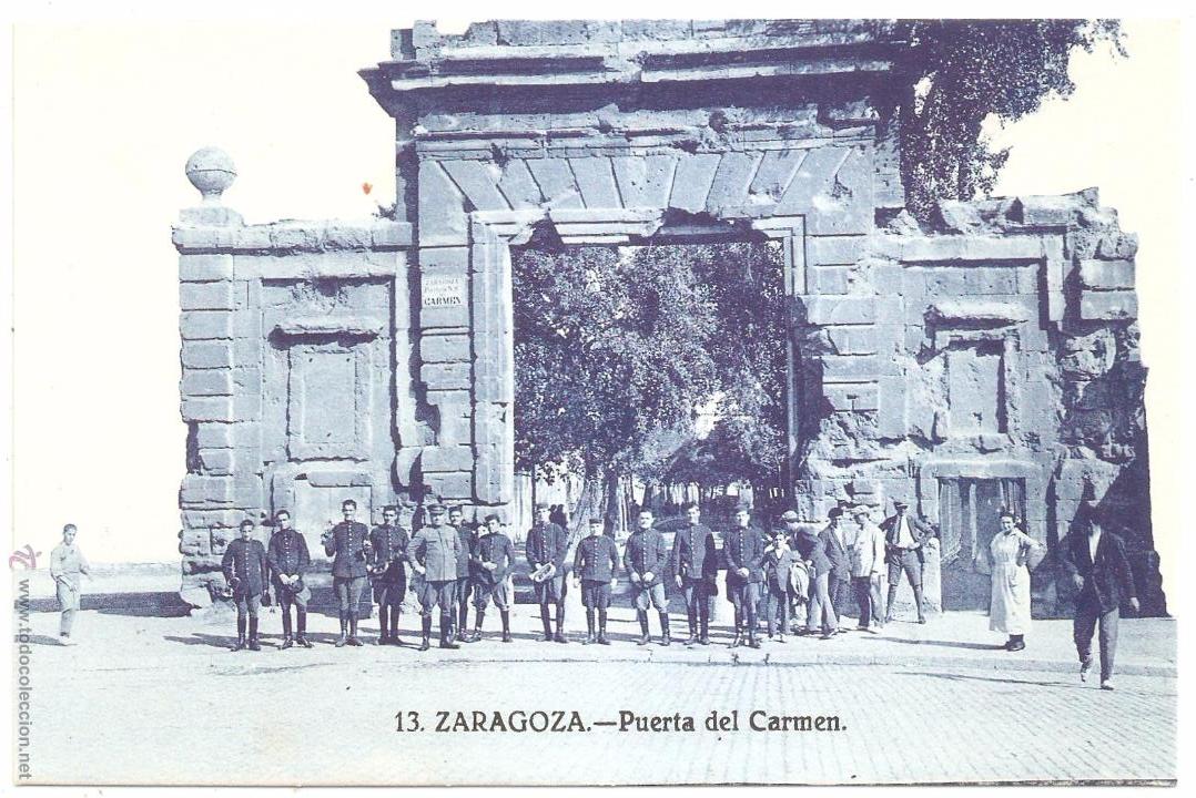 Postales: Zaragoza Puerta del Carmen - Foto 1