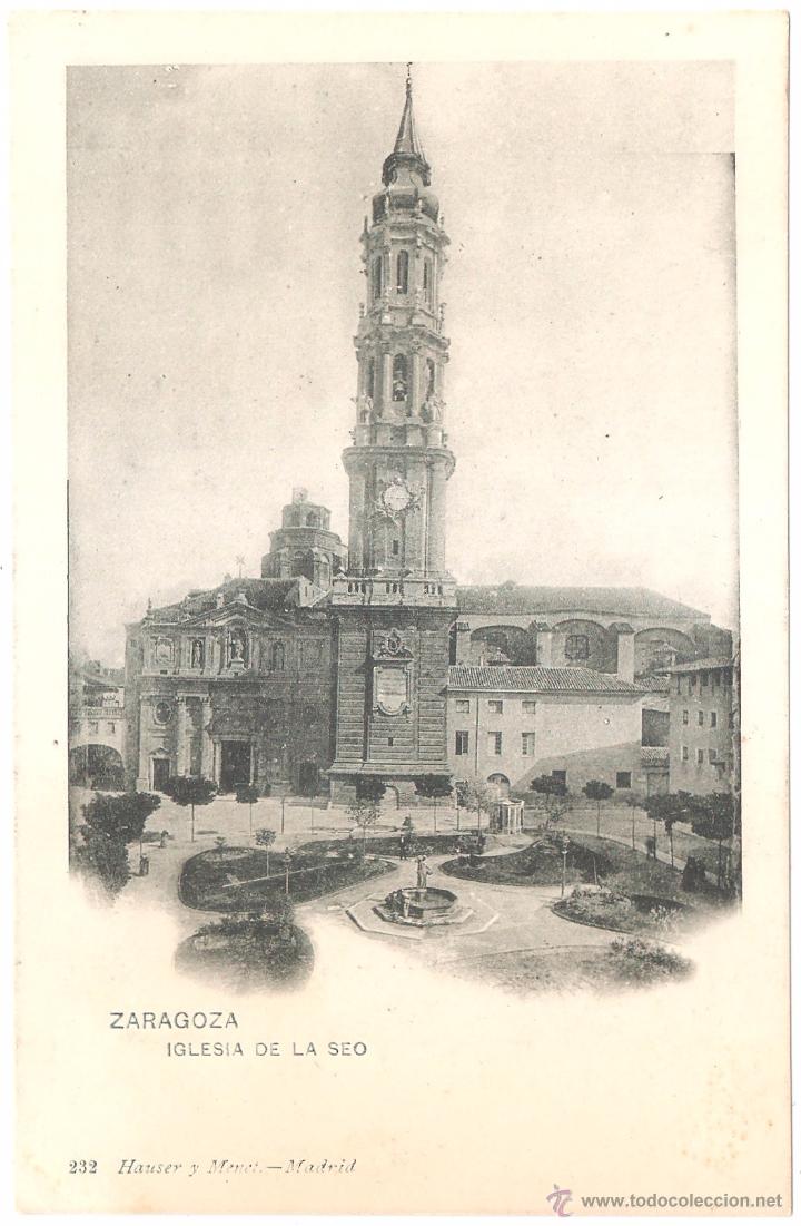 Postales: ZARAGOZA IGLESIA DE LA SEO