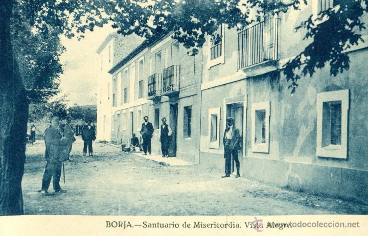 Postales: BORJA.SANTUARIO DE MISERICORDIA. VISTA ALEGRE. HACIA 1910