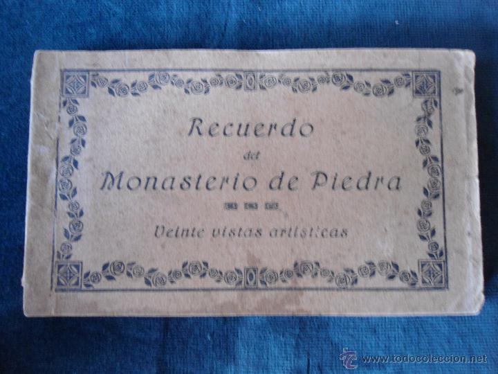 Postales: LIBRO DE POSTALES DEL MONASTERIO DE PIEDRA - Foto 1