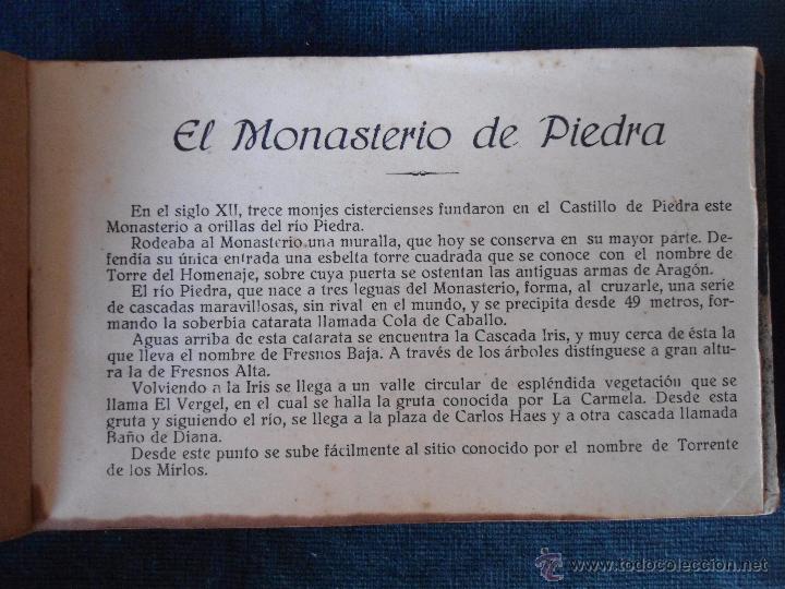 Postales: LIBRO DE POSTALES DEL MONASTERIO DE PIEDRA - Foto 2