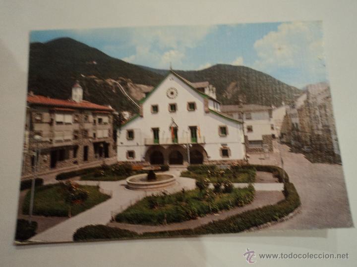 Postales: BIESCAS PLAZA MAYOR Y AYUNTAMIENTO - Foto 1