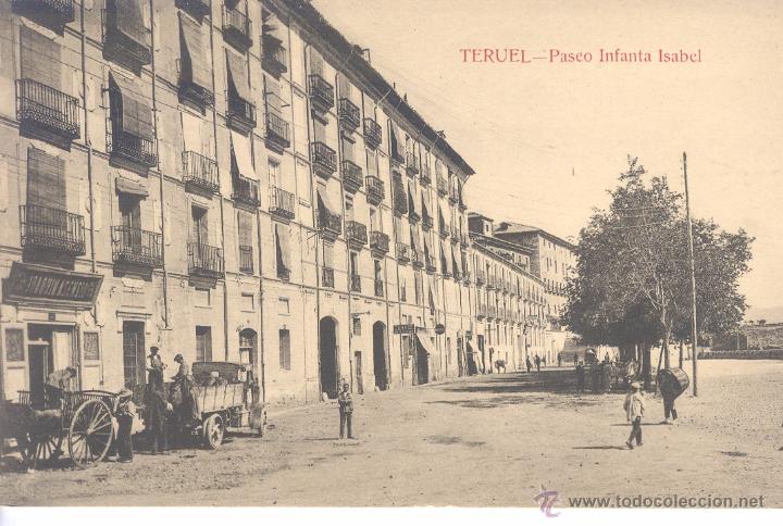 Postales: POSTAL TERUEL - PASEO INFANTA ISABEL. - Foto 1
