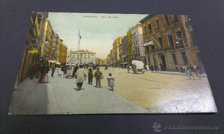Postales: ZARAGOZA . CALLE DEL COSO - Foto 1