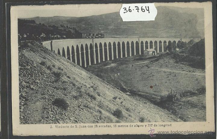 Postkarten: VILLANUA - 2 - VIADUCTO DE SAN JUAN CON 28 ARCADAS - ED&middot; F. DE LAS HERAS - (36764)