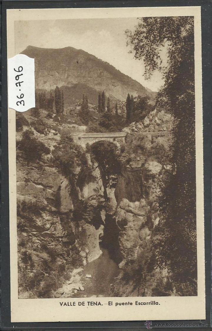 Postales: VALLE DE TENA - PUENTE ESCARRILLA - M. ARRIBAS - (36796)