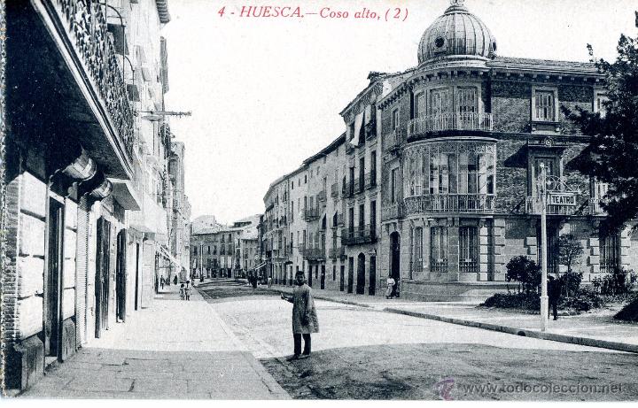 Postais: POSTAL DE HUESCA.- 4- COSO ALTO,(2). EDICI&Oacute;N M. ARRIBAS