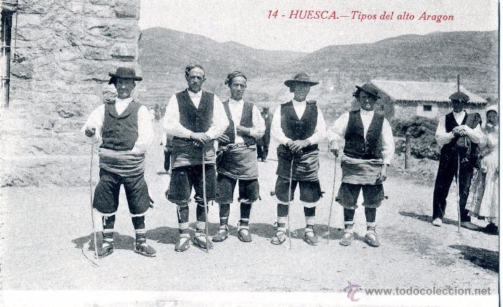 Postais: POSTAL HUESCA.- 14- TIPOS DEL ALTO ARAG&Oacute;N. EDICI&Oacute;N M. ARRIBAS