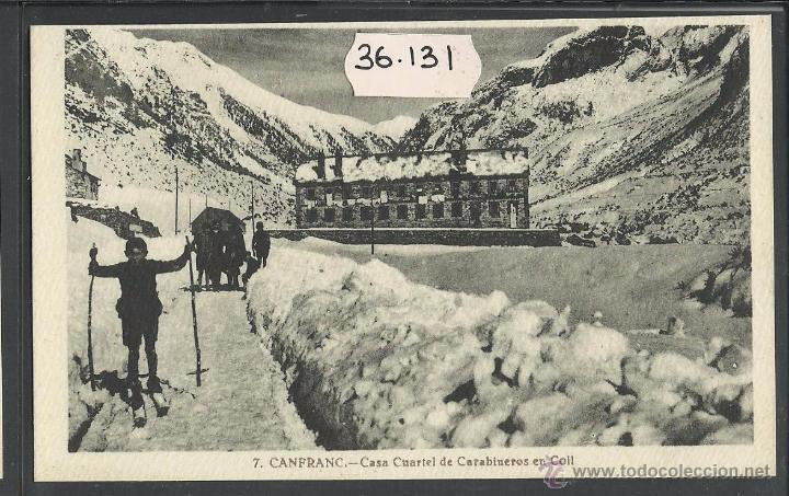 Postales: CANFRANC - 7 - CASA CUARTEL DE CARABINEROS - ED&middot; F. DE LAS HERAS - (36131)