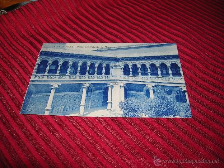 Postales: Postal Zaragoza Patio del Palacio de Museos - Foto 1
