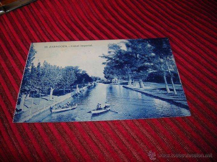 Postales: Postal de Zaragoza Canal Imperial - Foto 1