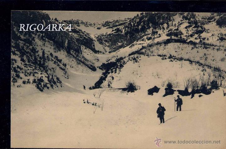 Postais: TORRENTE ESTIVIELLAS.-LA GARGANTA NIVELADA POR LOS ALUDES Y GRANDES NEVADAS DE 1915