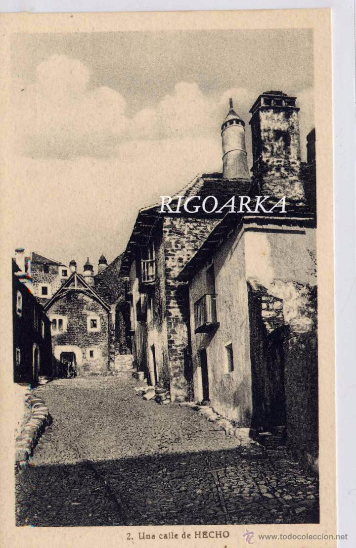Postales: UNA CALLE DE HECHO (HUESCA). - Foto 1