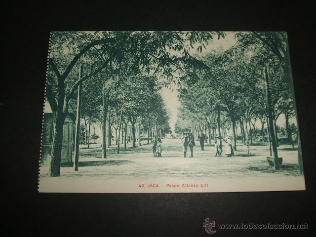 Postales: JACA HUESCA PASEO DE ALFONSO XIII - Foto 1