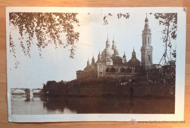 Postales: Antigua postal \ Bas&iacute;lica del Pilar (Zaragoza)