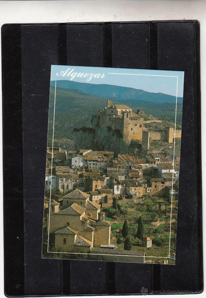 Postales: ALQUEZAR. VISTA PARCIAL Y COLEGIATA