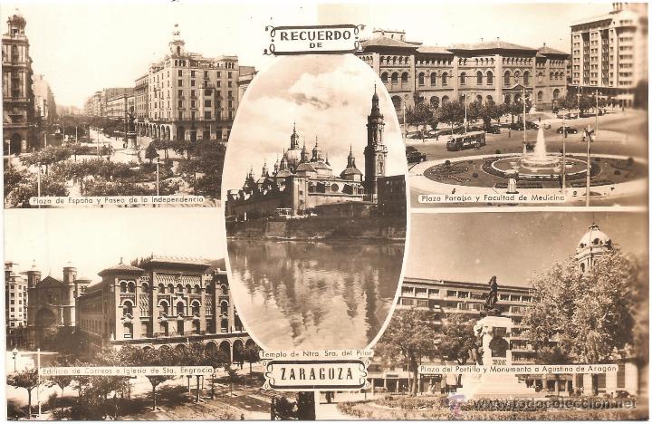 Postales: RECUERDO DE ZARAGOZA
