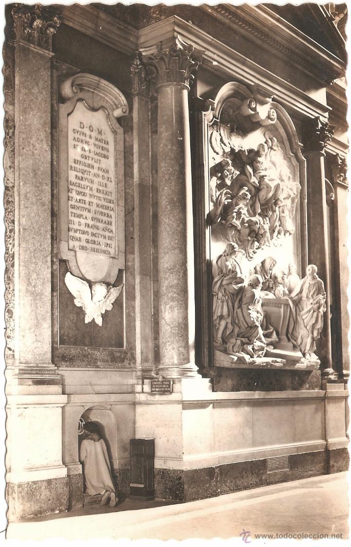Postales: ZARAGOZA BASILICA DEL PILAR ADORACI&Oacute;N DE LA SANTA COLUMNA