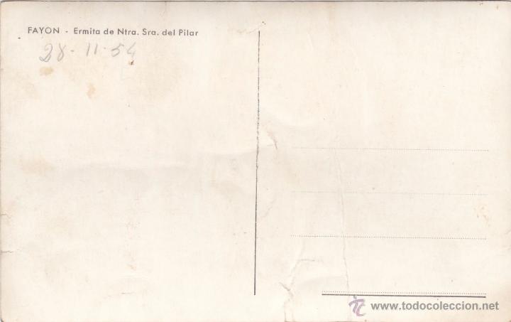 Postales: FAYON. ERMITA DE NTRA. SRA. DEL PILAR. - Foto 2