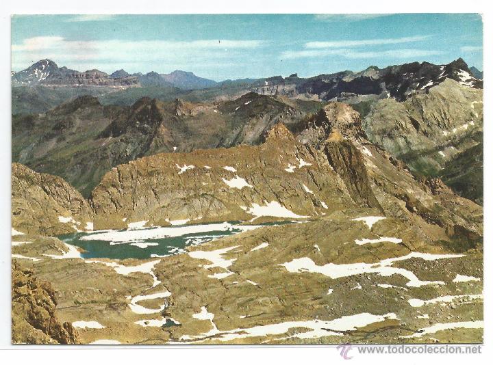 Postales: PARQUE NACIONAL DE ORDESA .- LAGO MARBOR&Eacute; Y TUCA .- EDICIONES SICILIA N&ordm; 687