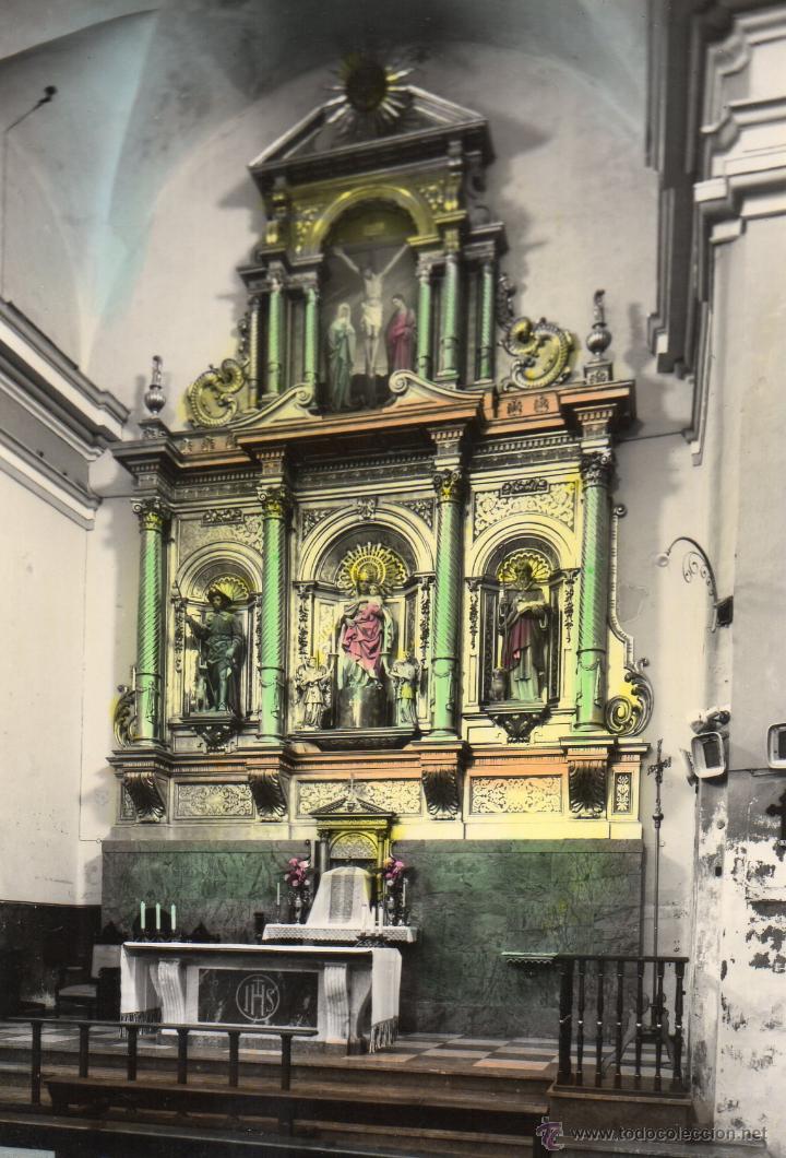 Postales: SASTAGO  ZARAGOZA ALTAR MAYOR - Foto 1