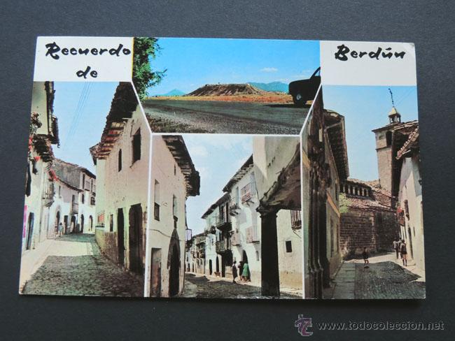 Postales: RECUERDO DE BERDUN / PE&Ntilde;ARROYA - JACA / HUESCA - Foto 1