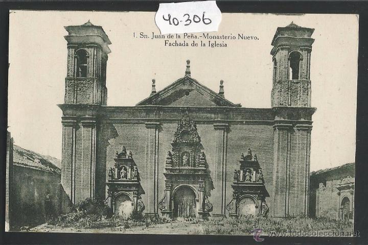Postkarten: SAN JUAN DE LA PE&Ntilde;A - 1 - MONASTERIO NUEVO - ED&middot; F. DE LAS HERAS - (40306)