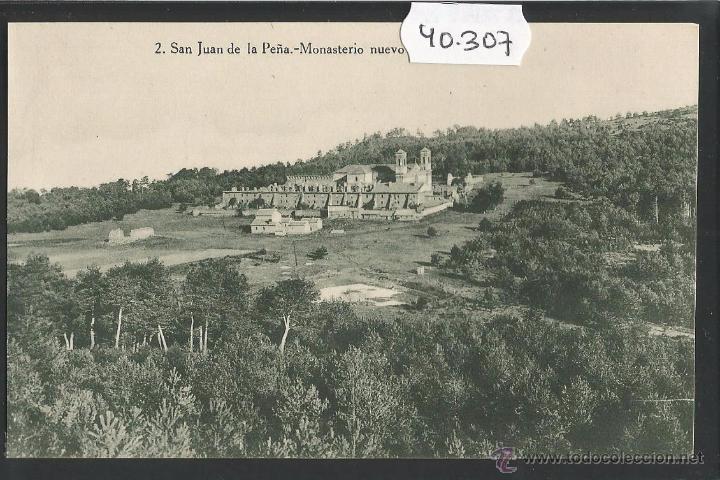 Postkarten: SAN JUAN DE LA PE&Ntilde;A - 2 - MONASTERIO NUEVO - ED&middot; F. DE LAS HERAS - (40307)