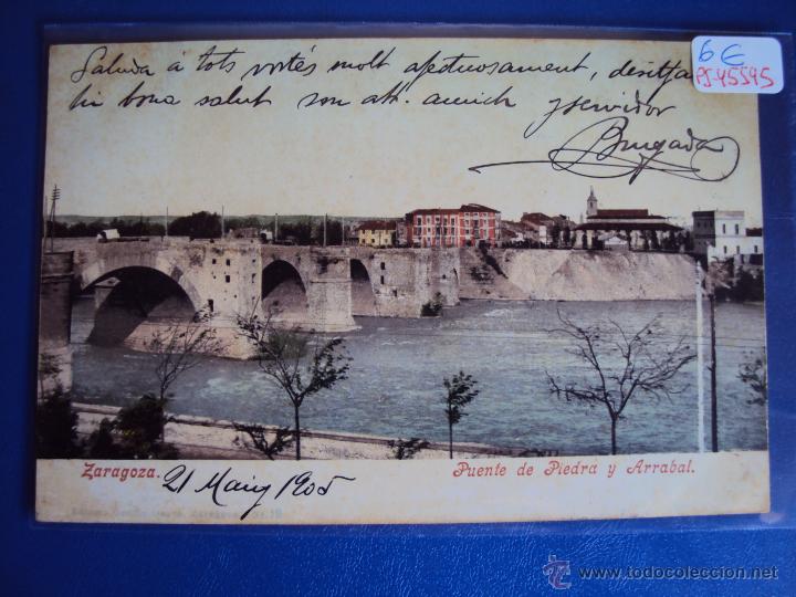 Postkarten: (PS-47595)POSTAL DE ZARAGOZA-PUENTE DE PIEDRA Y ARRABAL