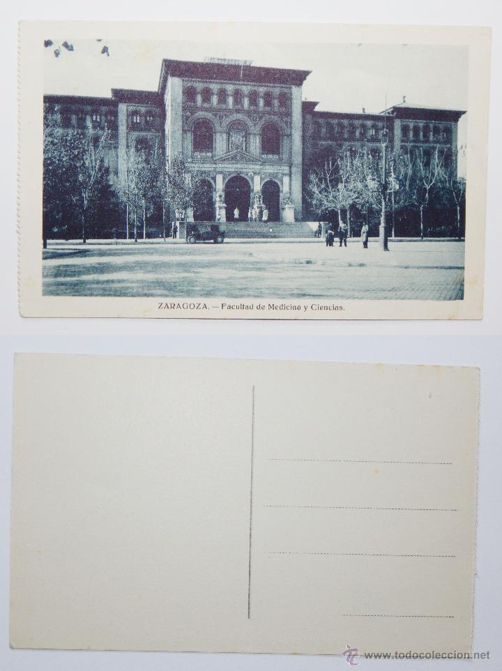 Postales: Zaragoza Facultad de Medicina. - Foto 1