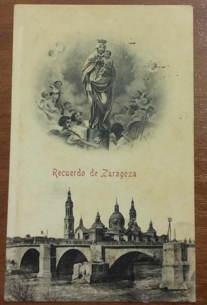 Postales: RECUERDO DE ZARAGOZA. - Foto 1
