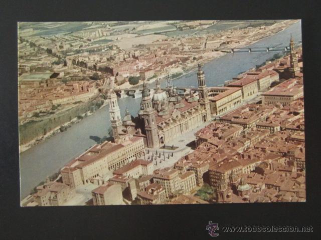 Postales: POSTAL ZARAGOZA. EL PILAR Y EL R&Iacute;O EBRO. - Foto 1