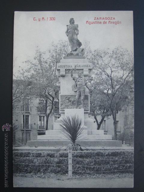 Postales: POSTAL ZARAGOZA. AGUSTINA DE ARAG&Oacute;N. - Foto 1