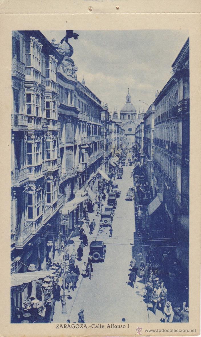 Postales: postal de zaragoza calle alfonso I - Foto 1