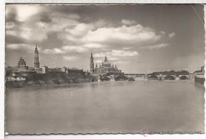 Postales: ZARAGOZA RIO EBRO ESCRITA - Foto 1