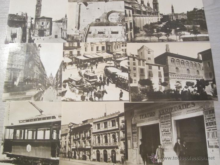 Postales: POSTAL ZARAGOZA AYER VI PACK 9 POSTALES - Foto 2