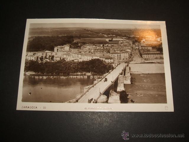 Postales: ZARAGOZA EL PUENTE Y EL ARRABAL - Foto 1