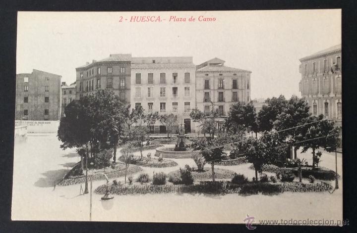 Postales: POSTAL. PLAZA DE CAMO, HUESCA - Foto 1