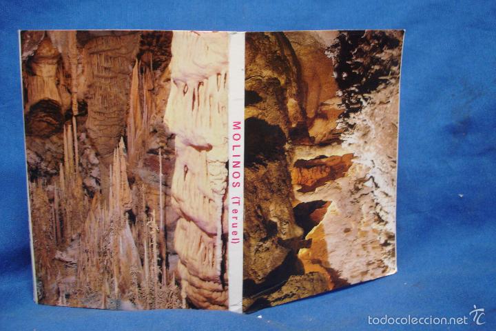 Postales: GRUTAS DE CRISTAL DE MOLINOS TERUEL - 10 POSTALES - ARRIBAS 1985 - SIN CIRCULAR