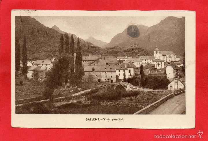 Postales: sallent de gallego. vista parcial. arribas