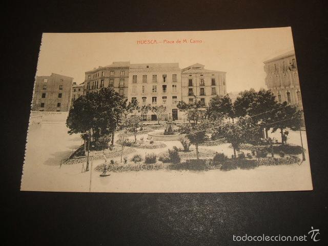 Postales: HUESCA PLAZA DE M. CAMO - Foto 1
